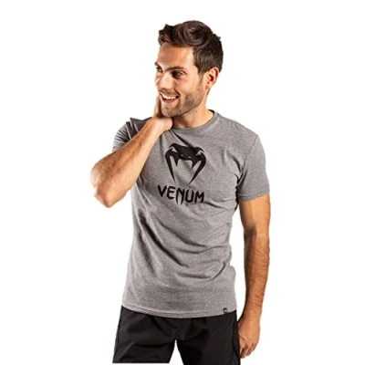 Image of Venum Mens Classic T Shirt, Grey Mixed, L EU