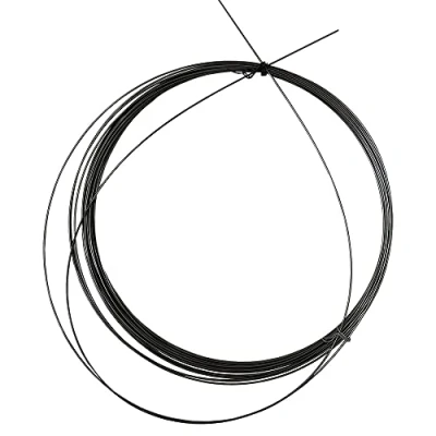 Image of 1M Super Elastic Nitinol Alloy Nickel Titanium Straight Wire 0.1 1.8MM Hyperelastic Filament Black Spring Steel (0.3MMX1M)