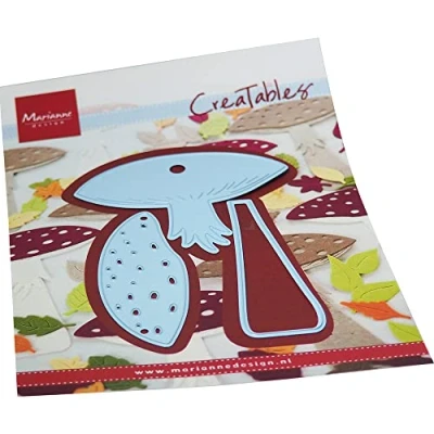 Image of Marianne Design Creatables, Mushroom XL, for Paper Craft Projects, Light Blue, One Size