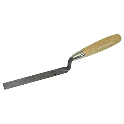 Image of C.K Finger Trowel Half Round 13mm Carbon Steel Wood Handle 175mm