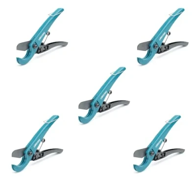 Image of Libraton PEX Cutter 1 1/4&quot;, 5PCS Pipe Set, Tube Cutter, Cutting Tools, Scissors for Plastic Pipes PEX, PVC (Thin), PPR