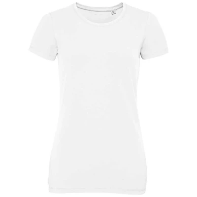 Image of SOLS Womens/Ladies Millenium Stretch T Shirt (White) Size 14 UK
