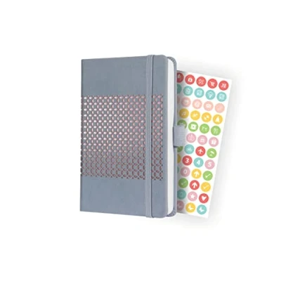 Image of SIGEL J4208 Jolie Weekly planner 2024, hardcover, 9,5 x 15 cm, 174 pages, light Grey