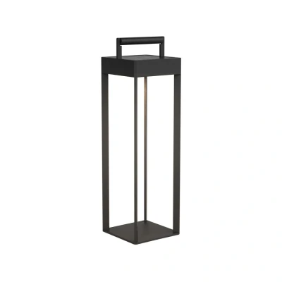 Image of Kuro 450 Outdoor LED Portable Box Light Textured Black Touch Dimmer