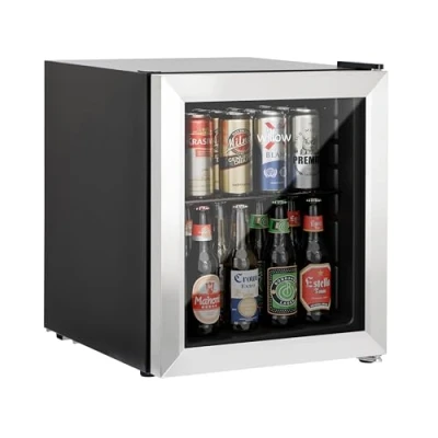 Image of Willow WBC48SS 48L Table Top Beverage Cooler with Triple Glazed Glass Door, Adjustable Thermostat, 2 Years Warranty Stainless Steel