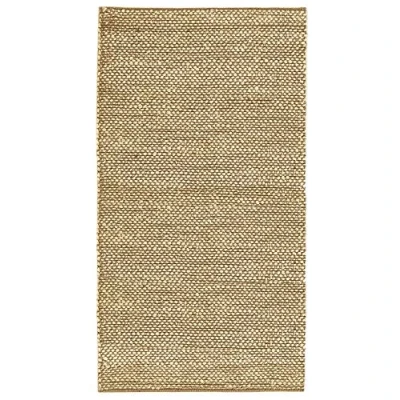 Image of HAMID Rug Jute Giralda Natural White Colour, Rug, Area 100% Fibre Handmade Resistence, Braided for Home, Living Room, Floor Carpet..(150x80cm)