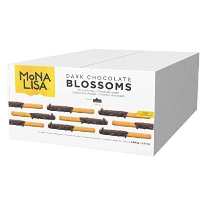 Image of Mona Lisa Belgian Chocolate Blossoms Callebaut (Dark Chocolate, 2.5kg Box)
