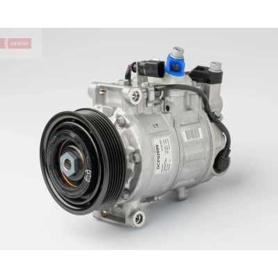 Image of 4G0260805B AC Compressor DENSO DCP02099 6SEU14C PAG 46 R134a AUDI: A6 C7 Avant, A7 Sportback