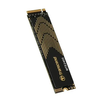 Image of Transcend MTE240S 500 GB NVMe PCIe Gen4 x4 M.2 2280 Internal Solid State Drive (SSD) 3D TLC NAND (TS500GMTE240S)
