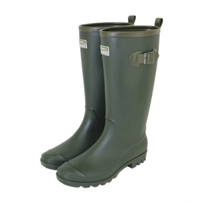 Image of Town &amp; Country Burford Wellington Boot Green Size 7