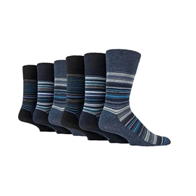 Image of 6 Pairs Mens Bigfoot Gentle Grip Socks UK 12 14 (6 X RJ49BF)
