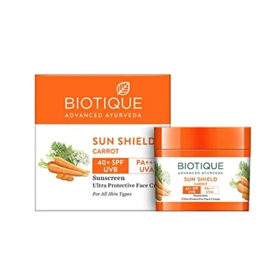 Image of Bio Carrot Face and Body Sun Cream SPF 40 UVA/UVB Sunscreen