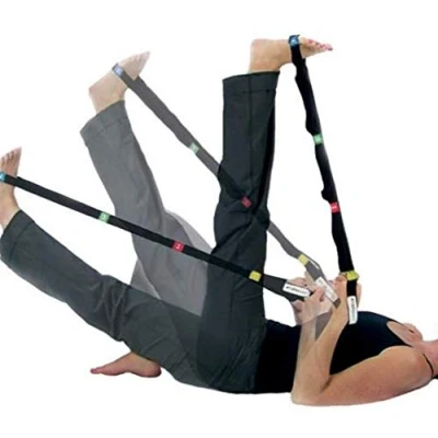 Image of THERABAND Stretch Strap, Marked Workout Strap for Dynamic Exercises, Stretching, Strength Building, At Home Equiptment Body Control, and Flexibility