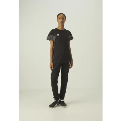 Image of hummel T Shirt S/S Raglan Sleeves Hmltravel Multisport Women&#039;s Size Black