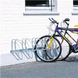 Image of VFM Aluminium Wall/Floor Mounted 4 Bike Cycle Rack