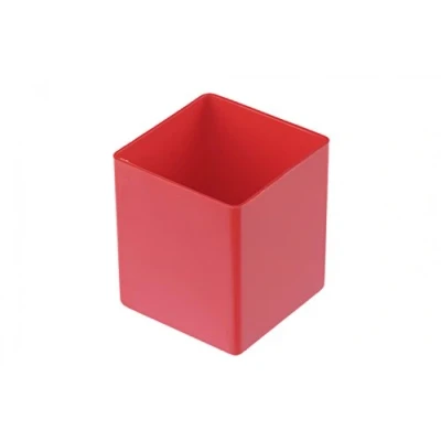 Image of hünersdorff Insert Box Made of High Impact Polystyrene (PS), Dimensions: 54 x 63 mm, Colour: Red
