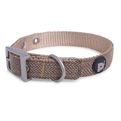 Image of Petface Tan Tweed Collar, Medium
