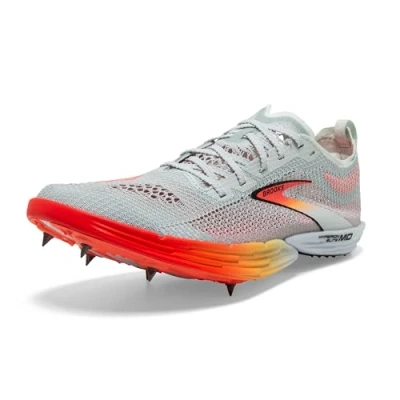 Image of BROOKS Men&#039;s Hyperion Elite Md Sneaker, Illusion/Blue/Coral Orange, 8.5 UK