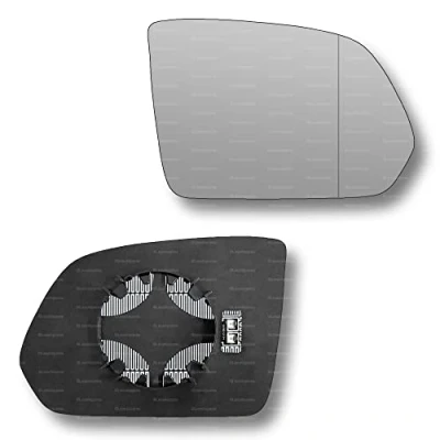 Image of Less4spares Replacement Wing Mirror Glass Right Compatible with Mercedes Vito 2015 2022 CLIP ON Driver Off side Heated Blind Spot