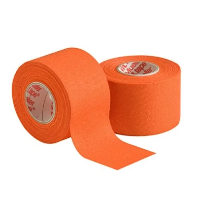 Image of Mueller Athletic Tape, 1.5&quot; X 10yd Roll, Scarlet, 2 pack