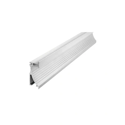 Image of Wall Recessed Frosted Diffuser Profile Aluminium Rail 1 Metre Integral LED