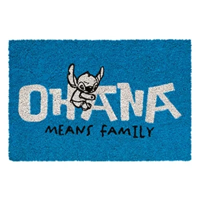 Image of Grupo Erik Disney Stitch Door Mat 15.7 x 23.6 inches 40 60 cm Gifts Coconut Coir Eco Friendly 100% Indoor &amp; Outdoor Lilo And