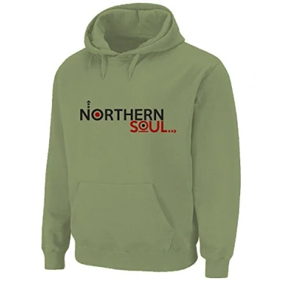 Image of Tribal T Shirts Mens Northern Soul Logo Hoody (XL, Khaki)