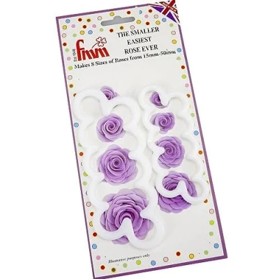 Image of Fmm Sugarcraft Ltd Fondant Icing Cutter Set 2/Pkg Easiest Rose Ever, Pink,SYNCHKG094542