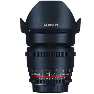 Image of Rokinon 16mm T2.2 Cine DS APS C Lens for Canon EF