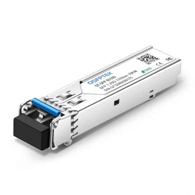 Image of QSFPTEK 1.25G Gigabit SFP Module 1000BASE LX/LH 1310nm 10km DDM Single Mode LC Mini GBIC Transceiver for Arista 1G LX, Ubiquiti, Netgear, Mikrotik, D Link, TP Broadcom, Qnap Nas