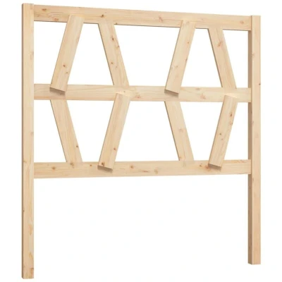 Image of vidaXL Bed Headboard 96x4x100 cm Solid Wood Pine