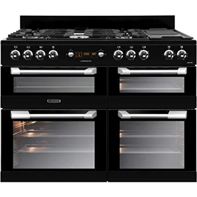Image of Leisure Cuisinemaster CS110F722 Freestanding Gas Hob Call A, Black Ovens and Cookers (Stove, Black, Rotary, Front, Stove, Medium)