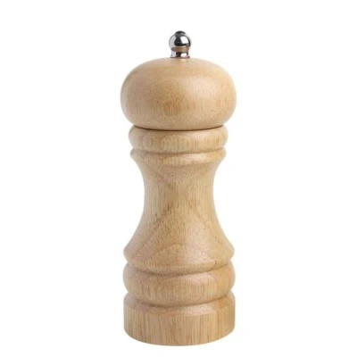 Image of T&amp;G Classic Capstan Natural Hevea Pepper Mill, 15 cm