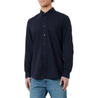 Image of BOSS Rickert Shirt, Men&#039;s, Size: Large, Dark blue