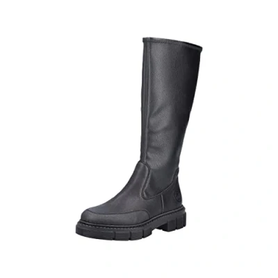 Image of Rieker Women&#039;s M3891 Fashion Boot, Black, 3.5 UK