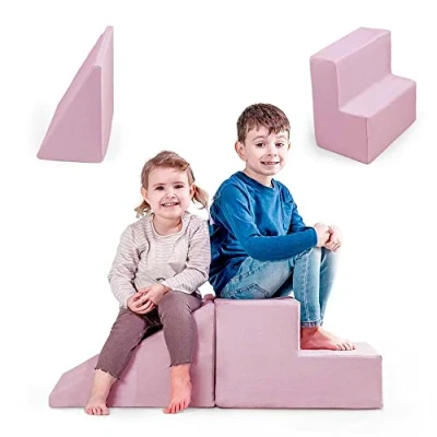 Image of MAMOI® Baby Climbing Blocks Foam Play Set for Softplay Soft Slide and Step Toddlers