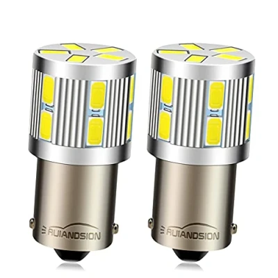 Image of Ruiandsion 1156 LED Bulbs, 2pcs 1141 1003 BA15S Bulbs 6V Super Bright 5630 17SMD Replacement for Backup Reverse Turn Signal Lights,White