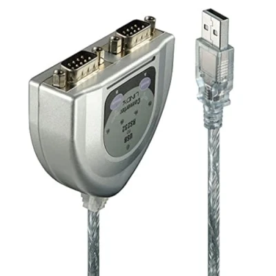 Image of LINDY USB to Serial Adapter 2 Port (RS232)