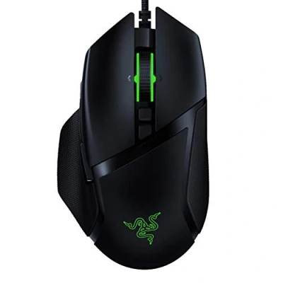 Image of Razer Basilisk v2 Wired Gaming Mouse: 20K DPI Optical Sensor, Fastest Mouse Switch, Chroma RGB Lighting, 11 Programmable Buttons, Classic Black