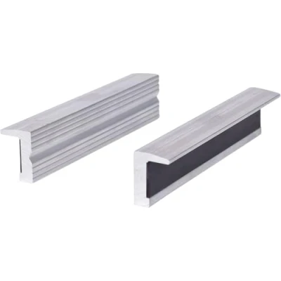 Image of KS Tools 914.0082 Aluminium bench vice protective jaws with textured surface,140mm