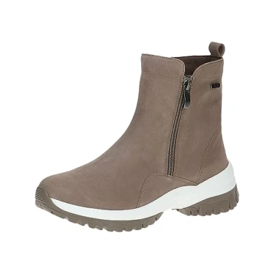 Image of CAPRICE Women&#039;s 9 26204 41 Flat lace up Ankle Boots, Dune Lt Gold C, 9.5 UK