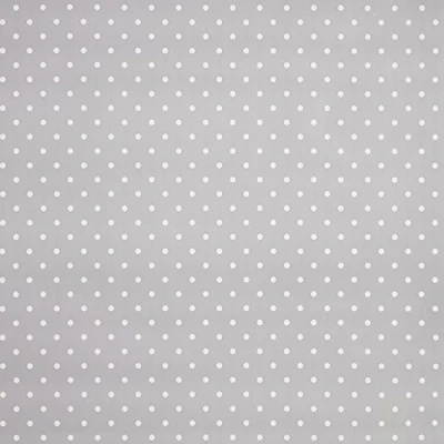 Image of Small Dot Grey PVC Vinyl Oilcloth Wipe Clean Tablecloth 140cm x (55&quot; x55&quot;) Square