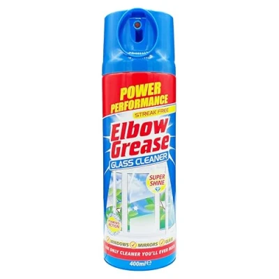 Image of Aerosol Glass Cleaner 400ml By Elbow Grease