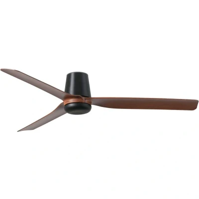 Image of Punt Tub Medium Black, Dark Wood DC Ceiling Fan 6 Speed