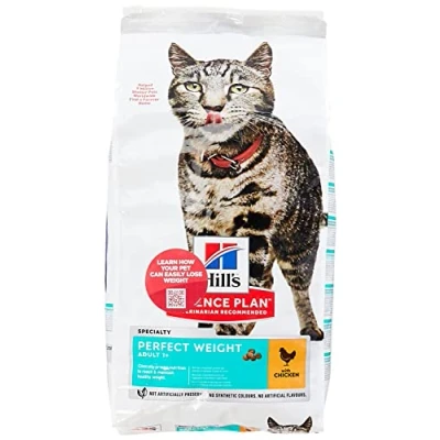 Image of Hills Science Plan Perfect Weight Adult Dry Cat Food 7kg