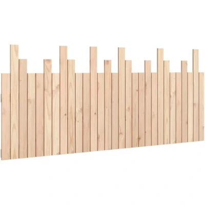 Image of vidaXL Wall Headboard 185x3x80 cm Solid Wood Pine