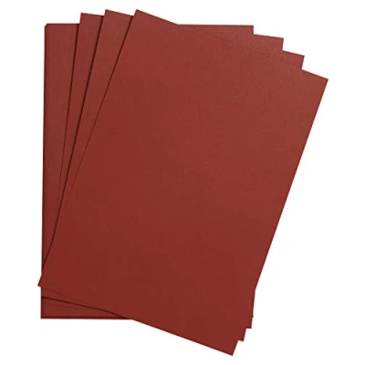 Image of Clairefontaine Ref 90764C Etival Coloured Grained Drawing Paper (Pack of 25 Sheets) A3 (42 x 29.7cm) 160gsm Cellulose Art Burgundy Acid Free, pH Neutral