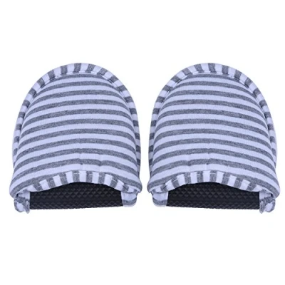 Image of Travel Foldable Slippers Unisex Men Women Comreplacement fortable Portable Reusable Indoor Soft Cotton Anti slip with Storage Bag replacement for Home Hotel Outdoor 1 Pair (Woma