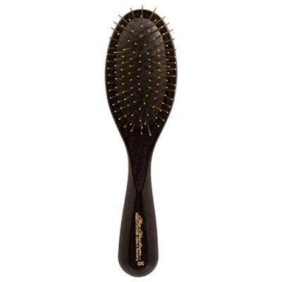 Image of Chris Christensen Dog Brush, 20 mm Pocket Oval Pin Fusion Series, Groom Like a Professional, Brass Pins, 100% Static Free, Ground and Polished Tips