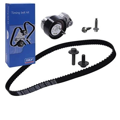Image of 1E0512205, 1E0612205, 1E0612700A, 1E1012700, 1E1012700A Timing belt kit SKF VKMA 04222 117 with rounded tooth profile FORD: Focus Mk1 Hatchback